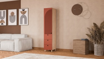 Шкаф-пенал Вивьен 1 BMS