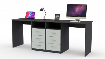 Распродажа - Письменный стол для двоих Дублин-7 BMS
