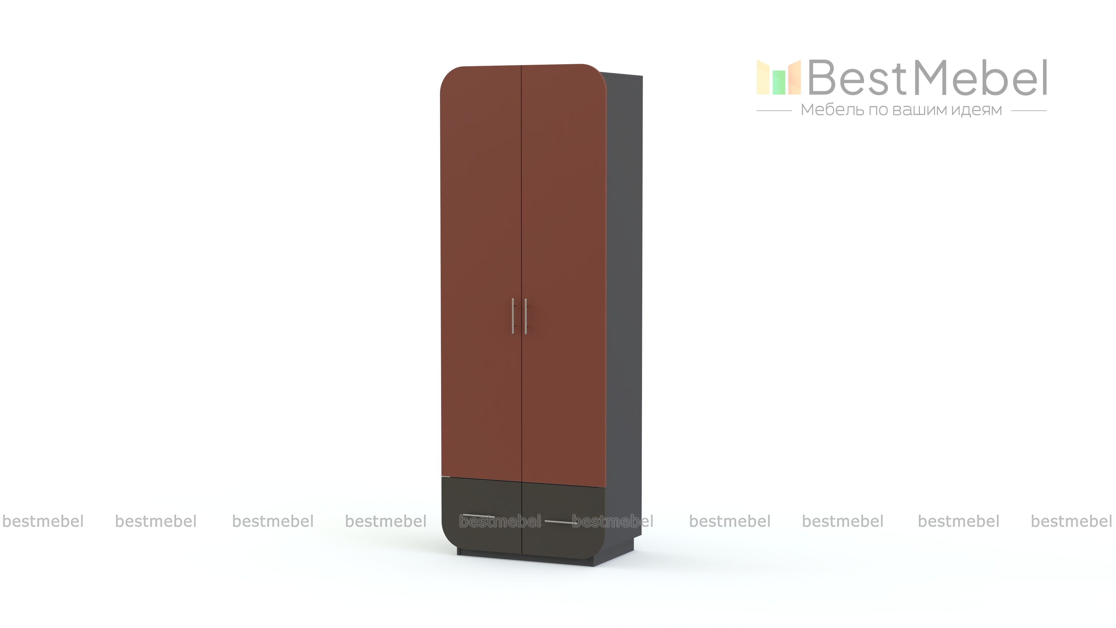 Распашной шкаф Модерно 7.1 BMS