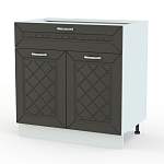 Шкаф нижний 2 двери 1 ящик Агава BMS - Фото 7