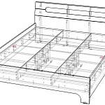 Схема сборки Кровать Стиль BMS