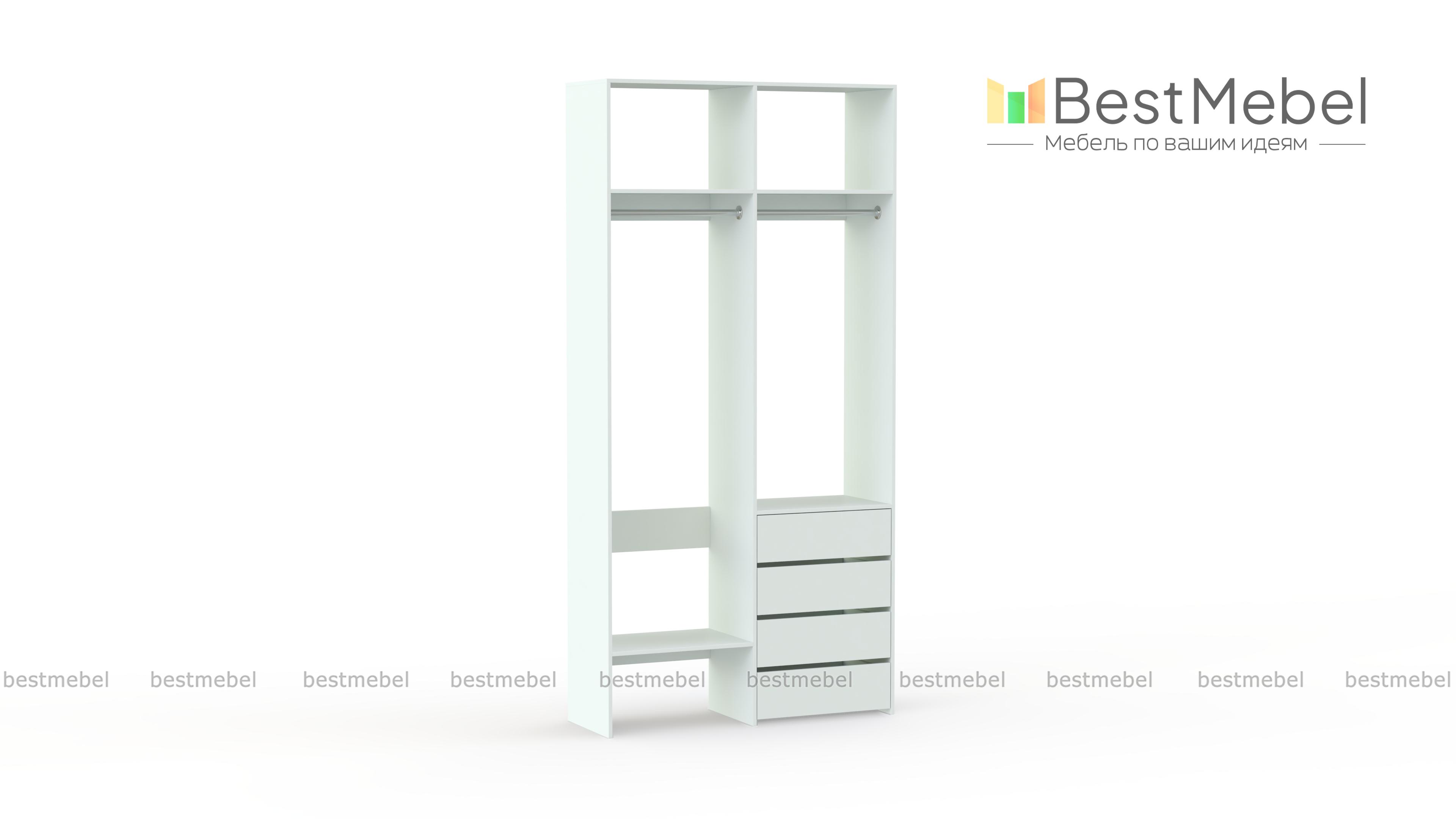 Стеллаж для одежды Мирта 45 BMS - Фото