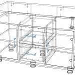 Чертеж Тумба под ТВ 5G BMS