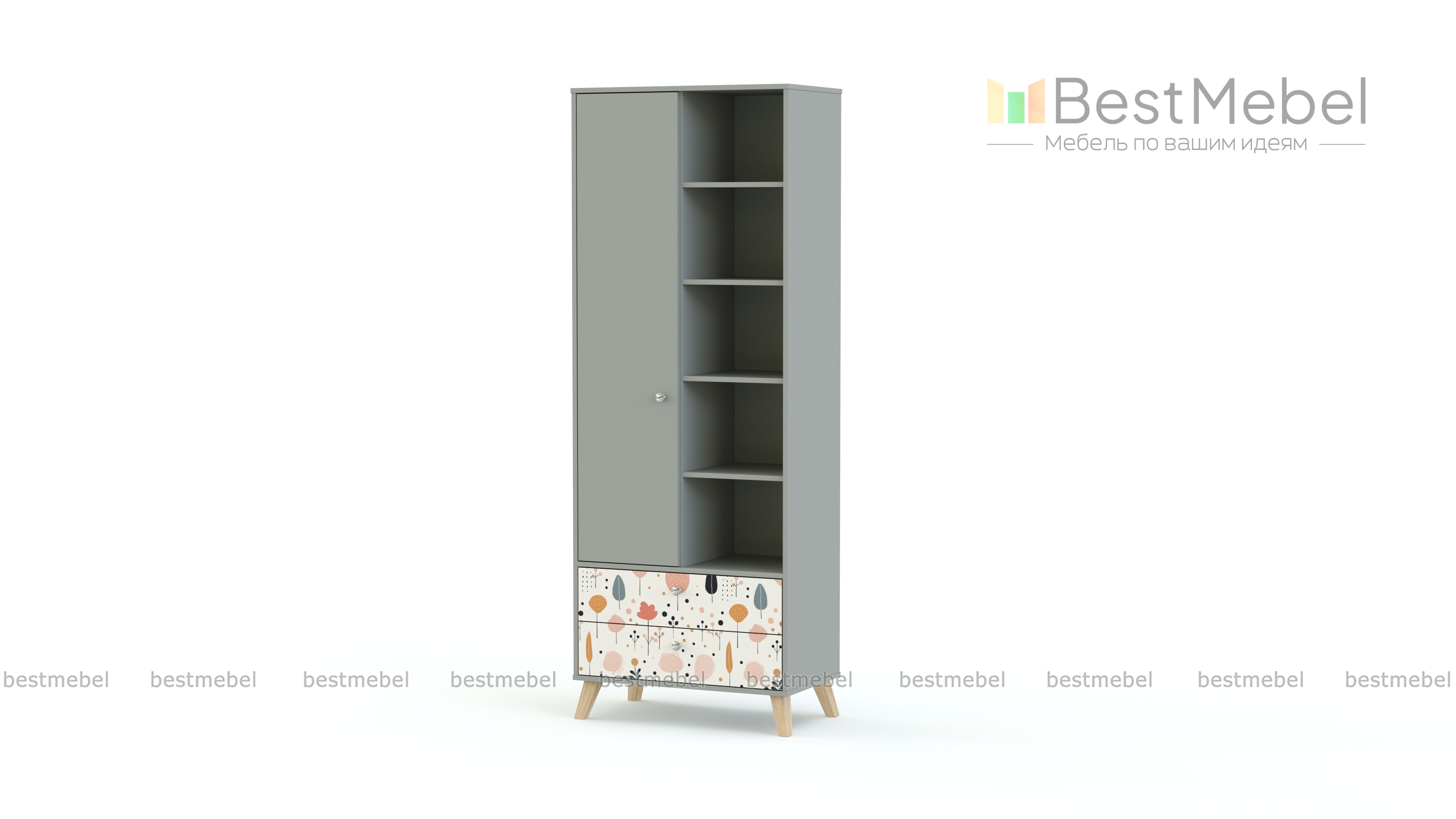 Шкаф распашной Эльза 2 BMS