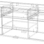 ТВ тумба VG617 BMS