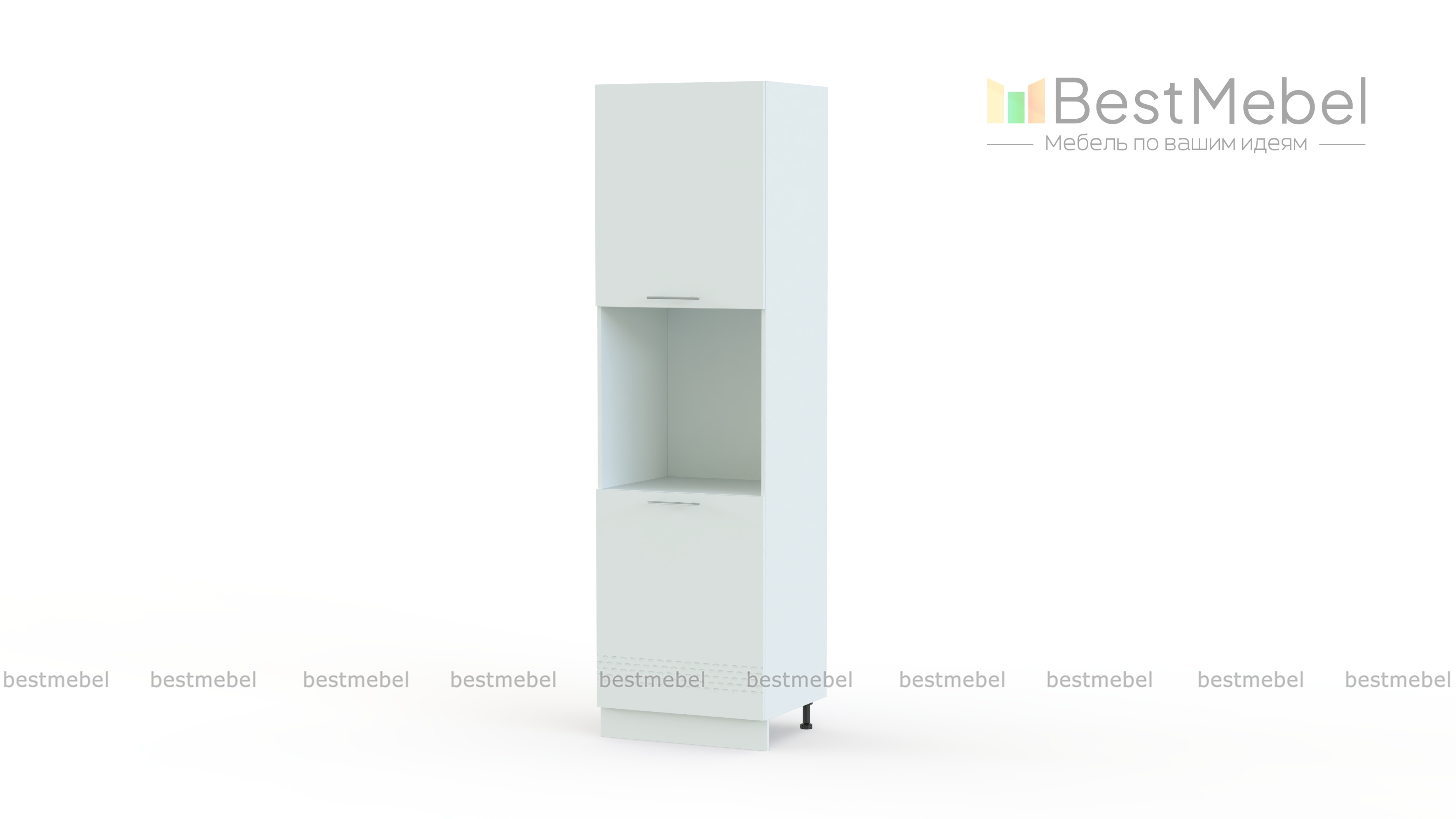 Шкаф верхний пенал Капля 600мм BMS