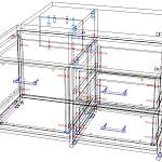 Тумба под телевизор Мишель 2100