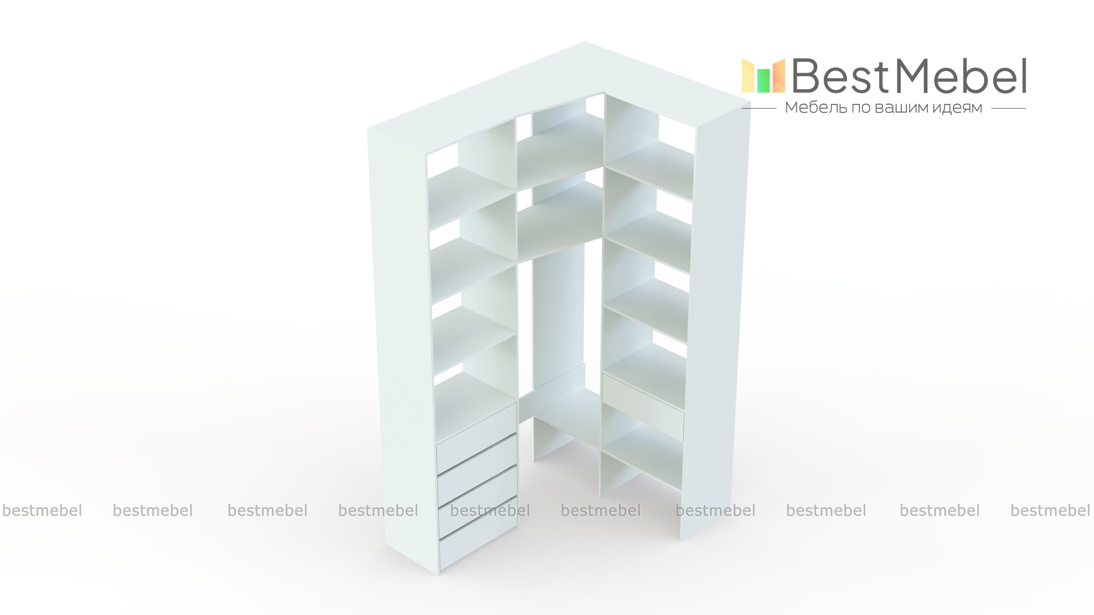 Стеллаж для одежды Мирта 22 BMS - Фото