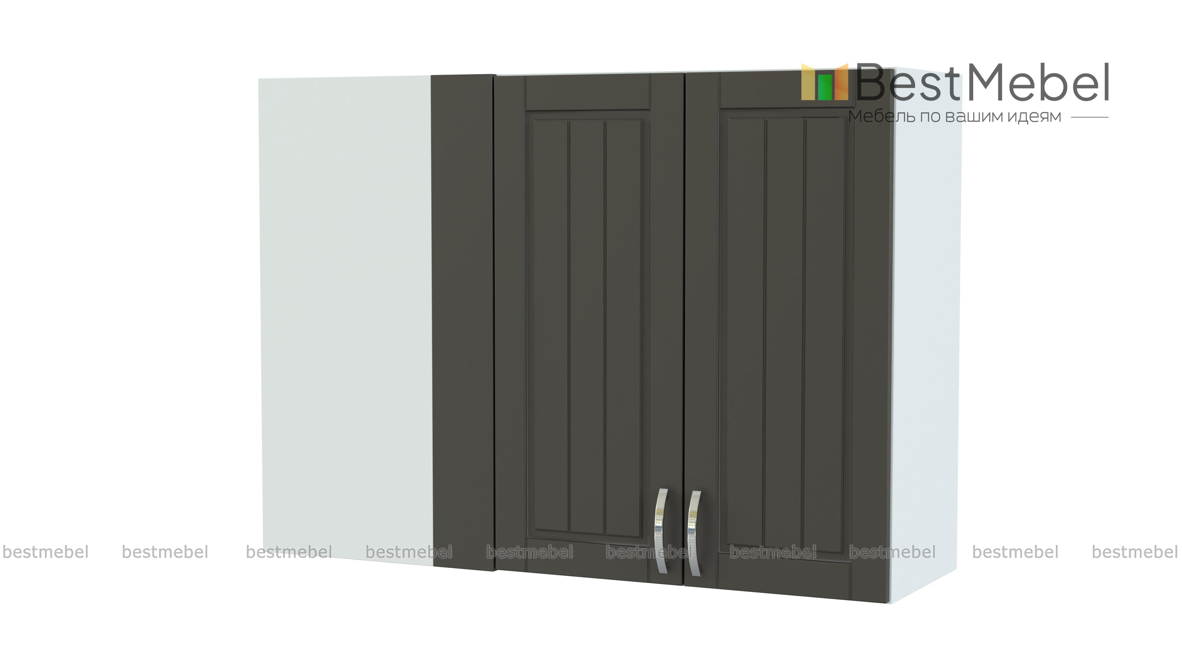 Шкаф верхний Лондон угловой приставной BMS - Фото