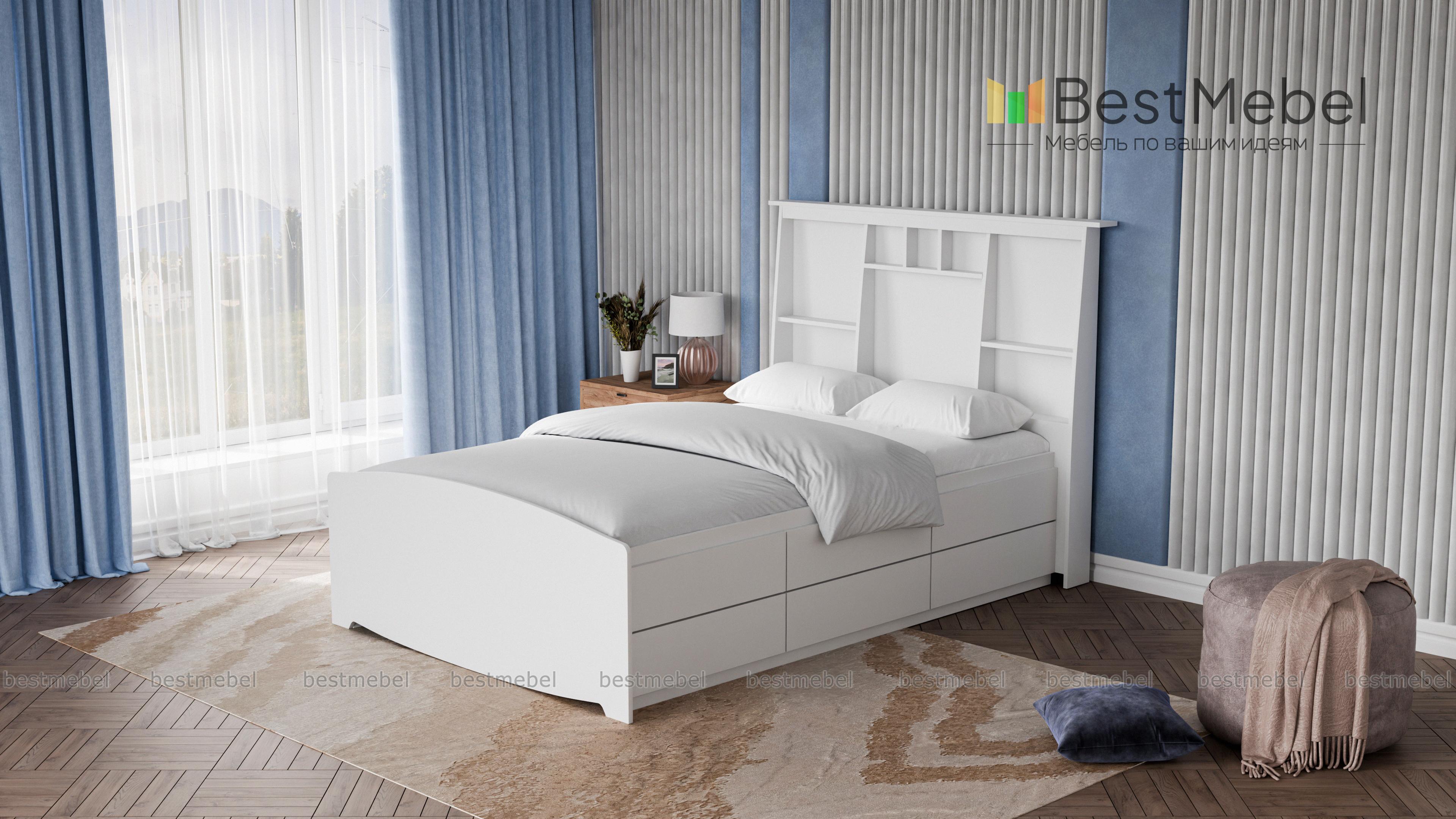 Кровать с ящиком Фанни 9 BMS - Фото