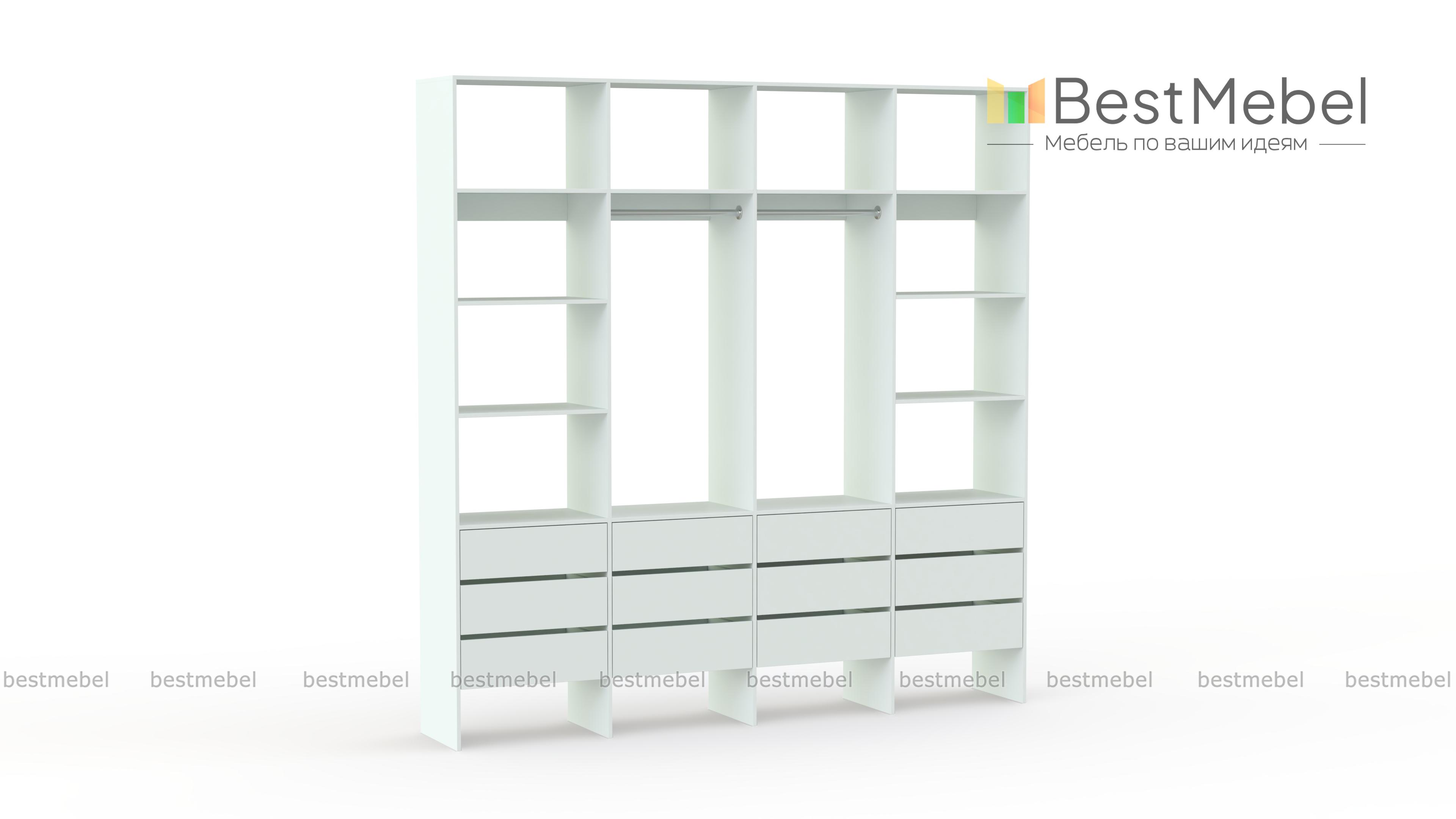 Стеллаж для одежды Мирта 64 BMS - Фото