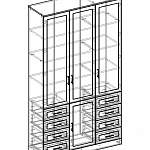 Чертеж Шкаф Мечта 3.8 BMS