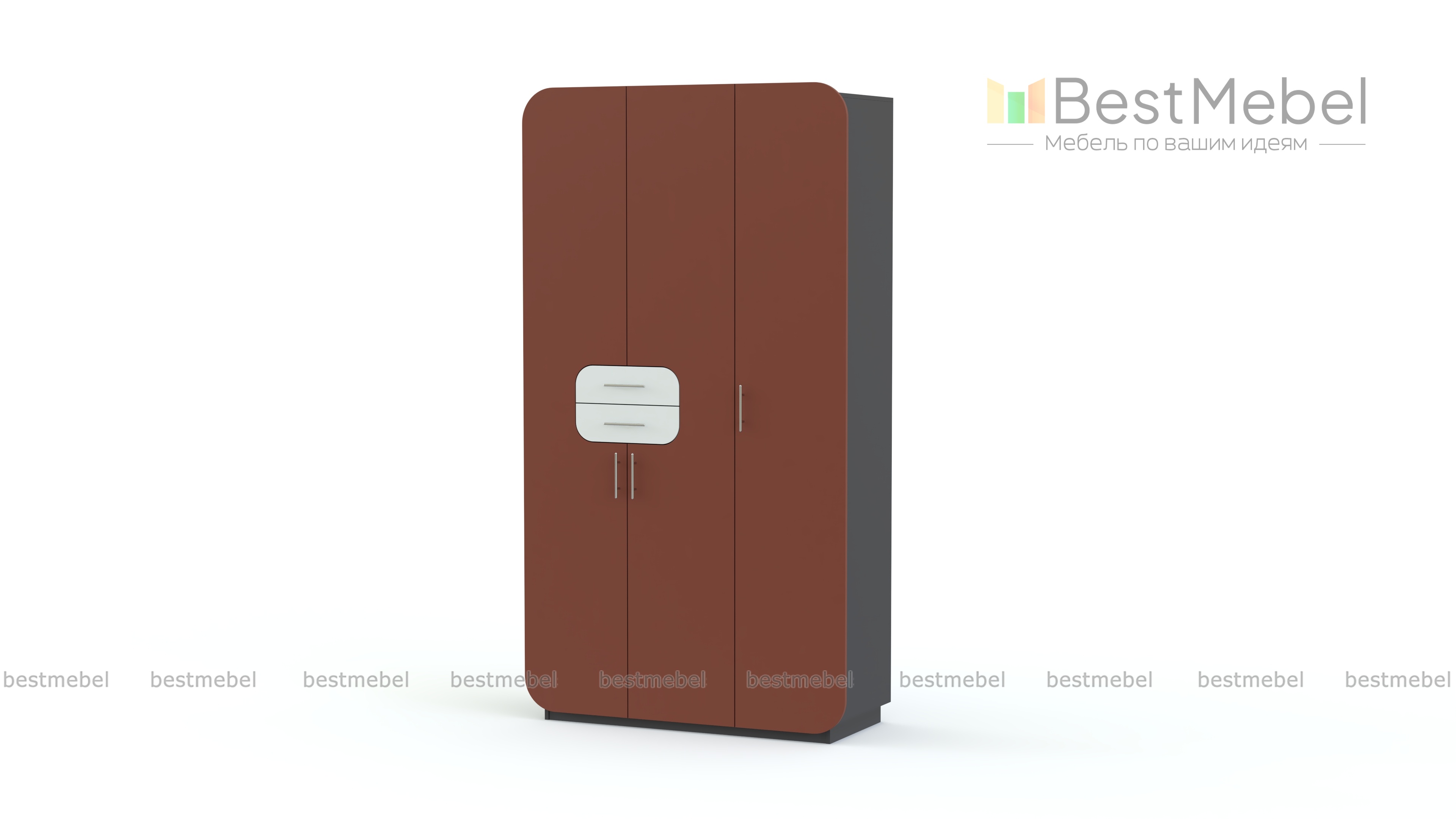 Распашной шкаф Модерно 9.1 BMS