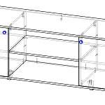 Чертеж Тумба под ТВ Дания 14 BMS