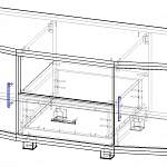 Чертеж Тумба для ТВ 19 BMS