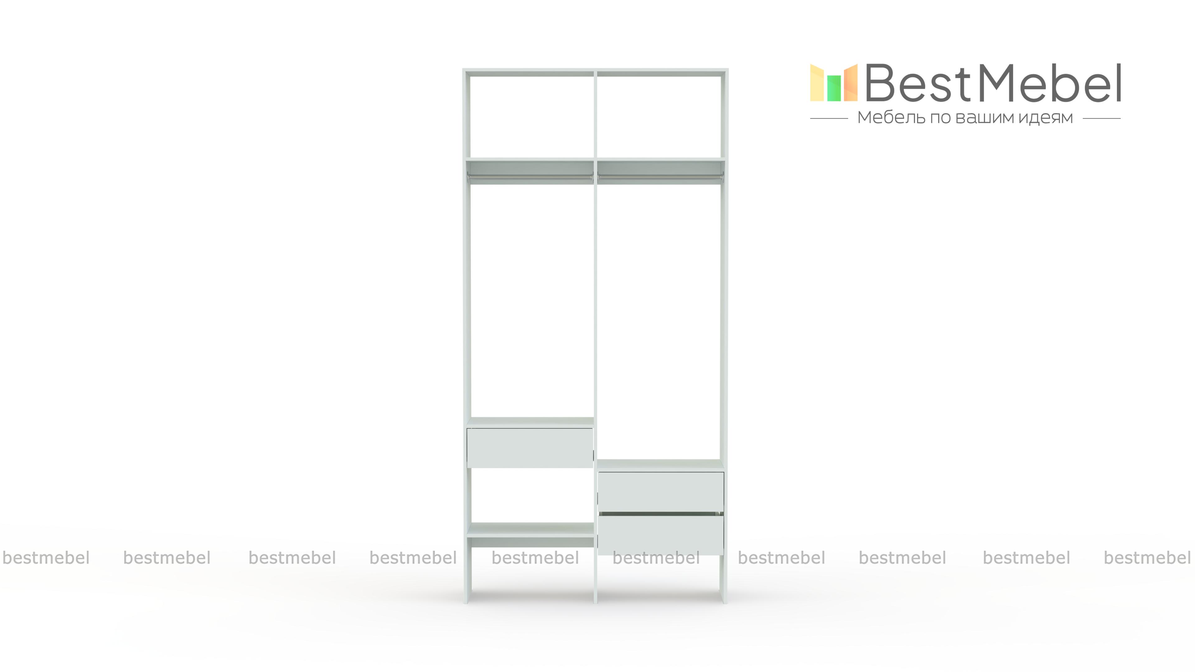 Стеллаж для одежды Мирта 43 BMS - Фото