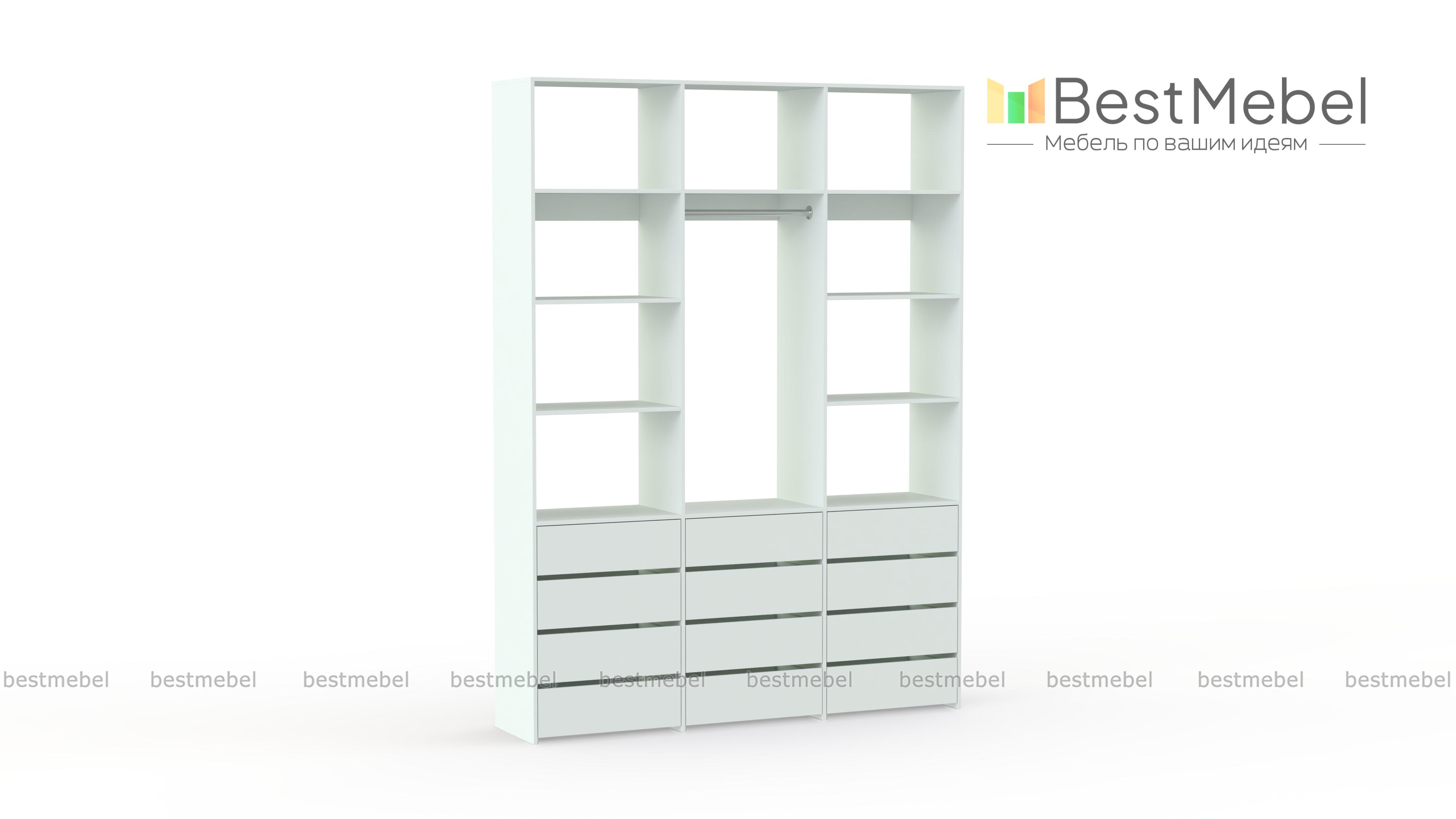 Стеллаж для одежды Мирта 49 BMS - Фото