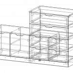 Схема сборки Комод Нордли Nordli 29