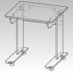 Схема сборки Стол письменный  Ирма 11 BMS