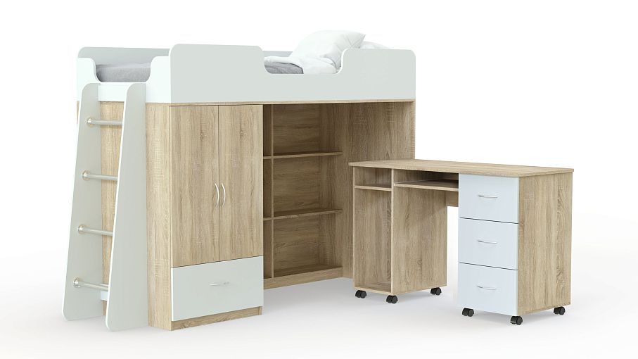Кровать-чердак Миф 3 BMS - Фото