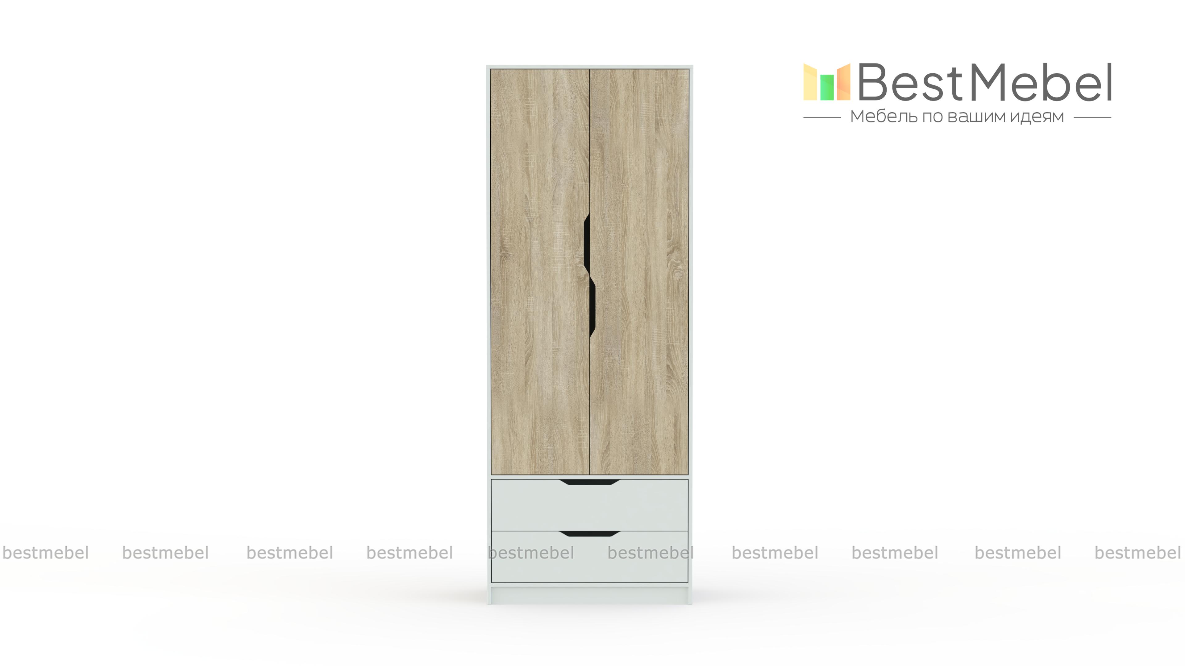 Шкаф распашной Фаина-2 BMS - Фото
